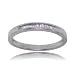 Baguette Diamond Wedding Anniversary Ring in White Gold Size 7