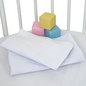 Elegance Sheets for Round Bassinet - Set of Two - White by Badger Basket