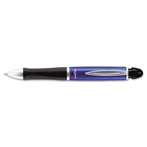 Paper Mate PhD MULTI 3-in-1 Retractable Ballpoint Pen/Pencil, Medium Point, Black/Red Ink (69072)