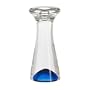 Kosta Boda Zoom Tall Blue Candlestick