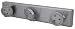 Rite Lite LPL703XL 9 LED, 3 Independent Light Head, Under Cabinet Light, Metal Accents