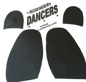 eCobbler Black Mens Dance Soles & Heels DIY Shoe Repairs,Shoe Repair Supplies
