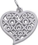 XOXO Heart Charm by Rembrandt Charms