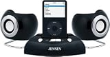 Jensen Universal Docking Speakers for iPod and MP3 Players (Black)