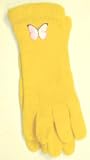 G02, One Size Angora Gloves Trimmed with Sequin Butterfly