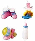 Review Wilton Enterprises 2811-855 / Wilton Baby Things Candles and Cake Decorations