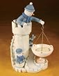 Holiday Tart Burner- Snowman Slide 10" Tall