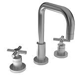 Newport Brass 1400/20 Stainless Steel EAST SQUARE East Square Double Handle Low Lead Widespread Lava