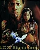 Scorpion King - Signed 8x10 By the rock , Michael Clarke Duncan, Kelly Hu