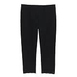 Girls' Xhilaration® Solid Lace Leggings - Black