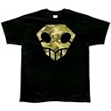 Bleach: Camouflage Skull Logo Black T Shirt