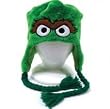 Sesame Street Oscar The Grouch Furry Laplander Ski Hat