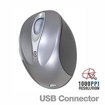 Microsoft 69K-00001 Natural Wireless Laser Mouse 6000 (Metallic Grey)