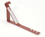 Qualcraft 2501Q 45-Degree Fixed-Angle Roofing Bracket with 10-Inch Platform