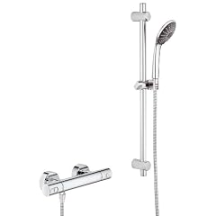Grohe 34339000 Precision joy Thermostat-Brausebatterie mit Brausegarnitur