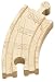 Wooden Thomas & Friends: 3 1/2 (90mm) Road Curves - 4 pcs