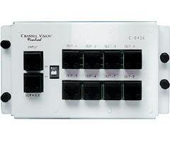 CHANNEL VISION C-0436 4 In / 8 Out RJ45 Telecom Distribution Module