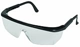 ERB 15200 Sting-Rays Safety Glasses, Black Frame with Clear Lens, 12-Pack