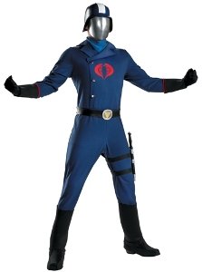  GI Joe - Cobra Commander Adult Costume Size X-LARGE(42-46)
