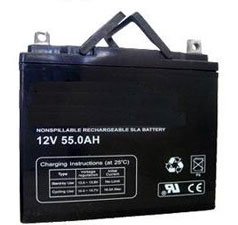 12 Volt 55 Ah Sealed Lead Acid AGM Battery