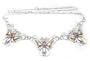 Sterling Silver Butterfly Chain Necklace with Amethyst