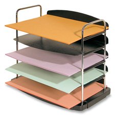 Buddy Products Products - Desk Tray, 5-Pocket, Horizontal, 12