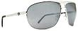 VON ZIPPER SKITCH SILVER METAL AVIATOR SUNGLASSES