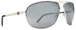 VON ZIPPER SKITCH SILVER METAL AVIATOR SUNGLASSES