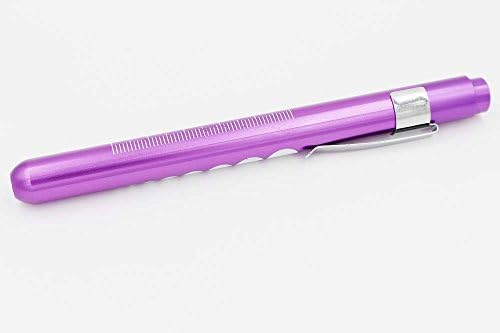 TinFmoon Yellow Flashlight Medical Pocket Doctor Nurse Penlight Torch (Purple)