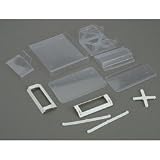 Front Rear Wing Set, Clear Mini-Slider by TEAMLOSI