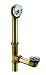 KOHLER K-11660-CP Swiftflo 1-1/2-Inch Adjustable Trip Lever Drain, 17-Gauge Brass, For 14-Inch To 16-Inch Baths, Polished Chrome