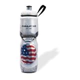 Polar Thermal Insulated Bottle - 24 oz. USA Flags