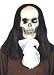 Goth Skull deluxe Mask with Hair