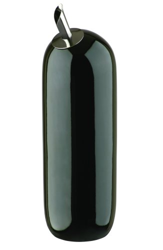 Typhoon Capsule Gloss Black Ceramic Drizzler with Stainless Steel Precision Pourer
