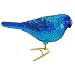 Old World Christmas Bird Ornament Clip-on Indigo Bunting