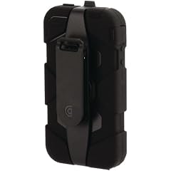 Griffin GB01902 Survivor Silikonh�lle mit G�rtelklemme f�r iPhone 4 schwarz