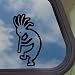 KOKOPELLI Black Decal KOKOPILAU INDIAN SOUTHWEST FLUTE Sticker