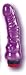 Latex Studs Ribbed 6 1/2 Inch Vibrator Purple