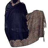 Jamawar Wool Shawls Jacquard Design Womens Clothes 80 x 40 (jmwr667)