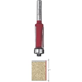 Freud 44-100 1/2-Inch Diameter 3-Flute Flush Trimming Router Bit with 1/4-Inch Shank