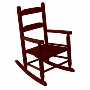 kidkraft 18122 2-slat rocking - cherry