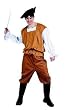 Renaissance Page Man Costume - Mens Shakespearean Costume