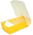 Han Bueroger 998-653 - Karteikasten A8 gef&uuml;llt gelb / transparent