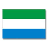 世界の国旗ポストカードシリーズ ＜アフリカ＞ シエラレオネ共和国 Flags of the world POST CARD <Africa> Republic of Sierra Leone