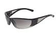 DSO "GRILL" -Shiny Black to Clear Faded Backspray frame/ Smoke Gradient lenses