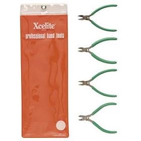 Xcelite Diagonal Cutter Set, Flush, w Vinyl Pouch, 4 Pc by