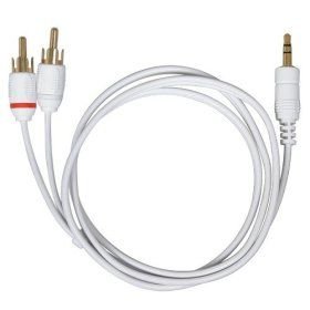 Click here to buy Apple iPod Audio Stereo Y Cable for Home Stereo System by eforcity.