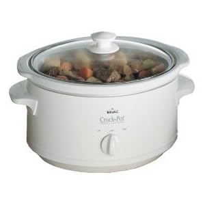 Rival Crock Pot 2.5 quart - 3725 White by 