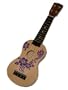 Purple Flower Ukulele Beige