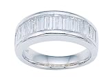 2.05 cts Baguette Diamonds Band - Platinum, 18kt White or Yellow Gold